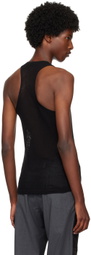 Olly Shinder Black Net Tank Top