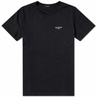 Balmain Men's Eco Small Logo Printed T-Shirt in Black/White