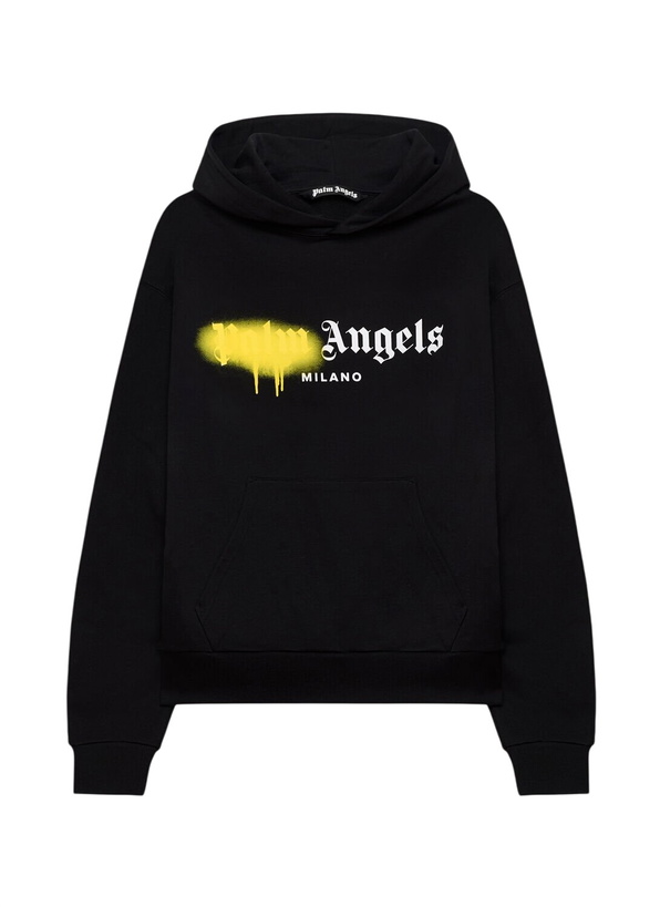 Photo: Palm Angels Spray Milan Hooded Sweatshirt