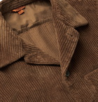 Barena - Cotton-Corduroy Overshirt - Brown