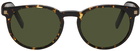 ZEGNA Tortoiseshell Round Sunglasses