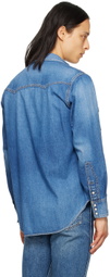 The Letters Indigo Western Denim Shirt