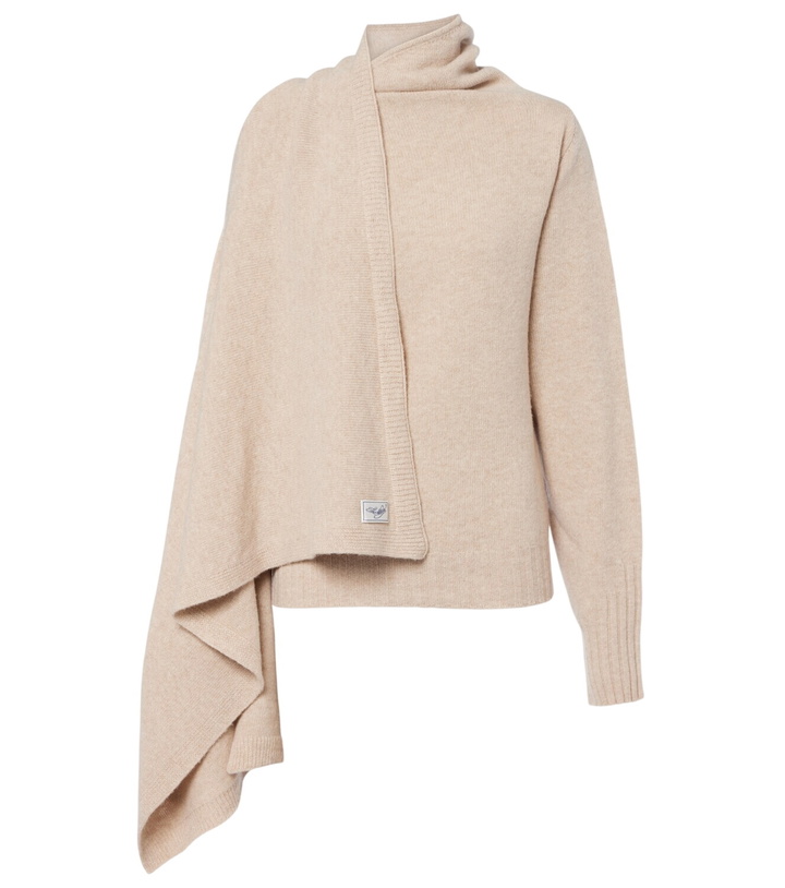 Photo: The Attico Scarf-detail virgin wool sweater