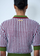 Marni Textured Knit Polo Sweater