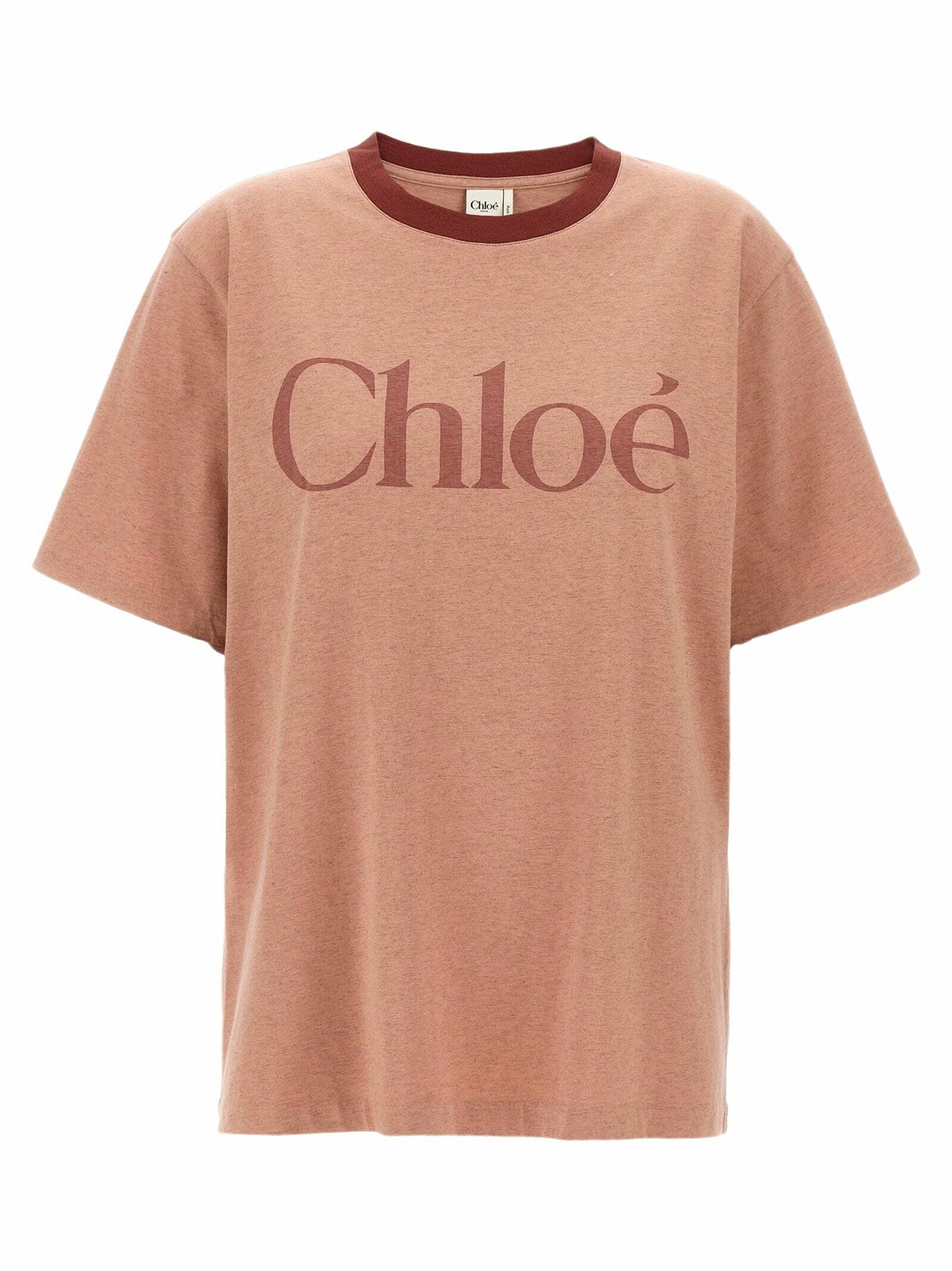 【関税&送料込】Chloe Boxy Fit T-Shirt Chloé Cropped Boxy Logo T Shirt In Cotton Jersey | Chloé US