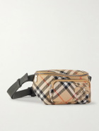 Burberry - Logo-Appliquéd Checked Twill Belt Bag