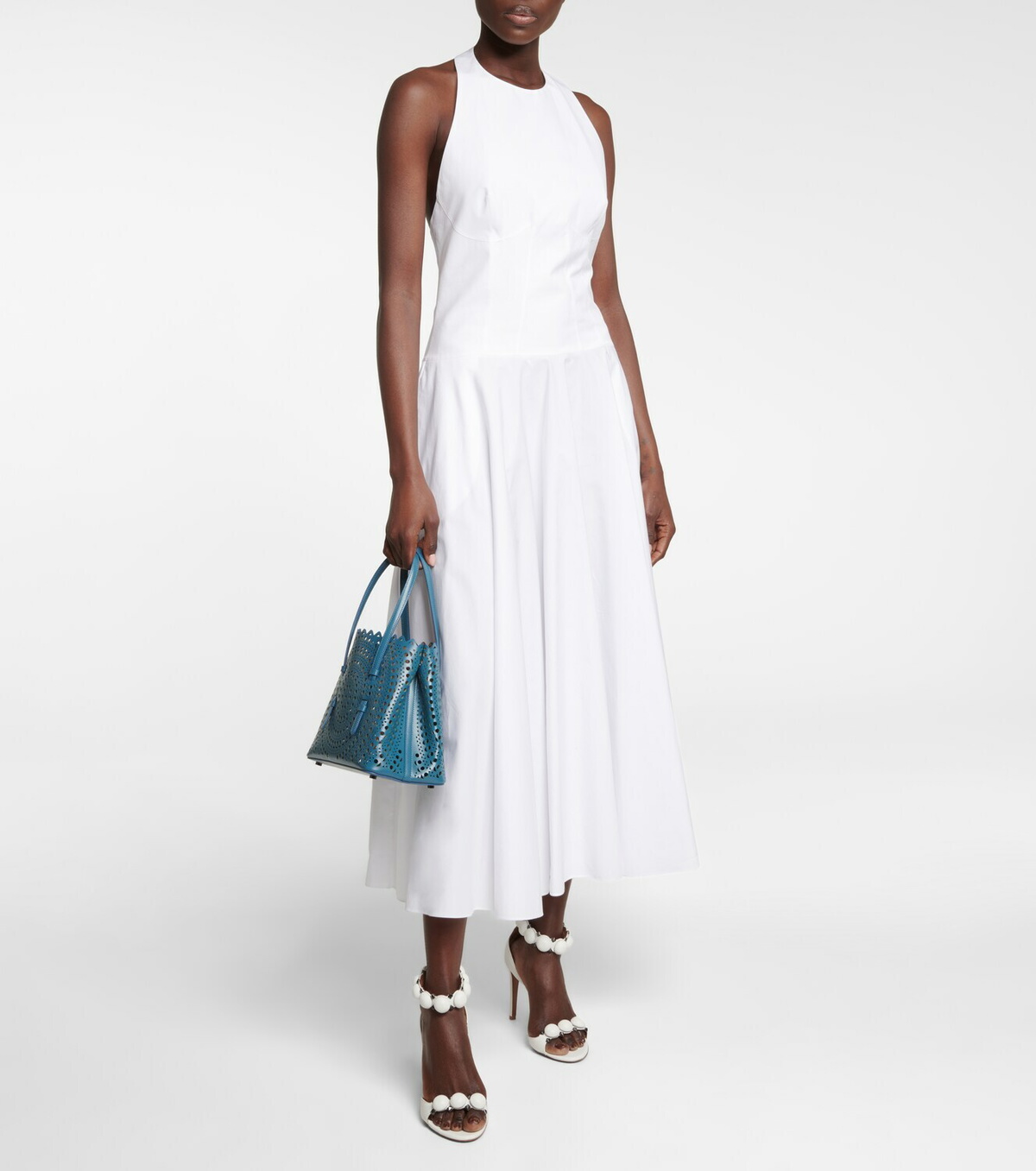 Alaïa Le Mina 25 New Vienne leather tote bag