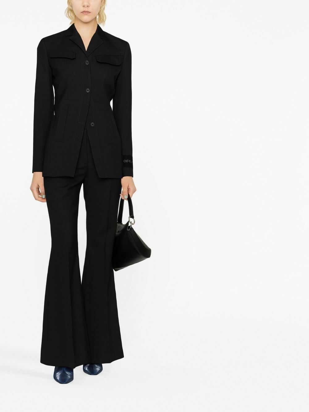 OFF-WHITE - Toybox Dry Wool Blazer Jacket Off-White OFF-WHITE - Toybox Dry Wool Blazer Jacket Off-White