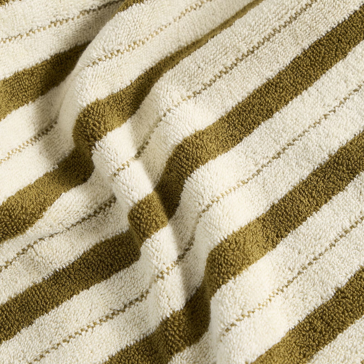 Baina San Luis Hand Towel in Caper/Chalk 