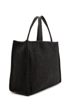 Givenchy G-Tote Medium Raffia Tote - Black And White - One Size