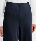 Vince Colette satin wide-leg pants