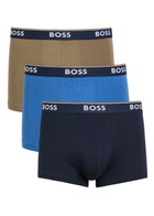 Boss Stretch-cotton Boxer Trunks set Three Multicoloured