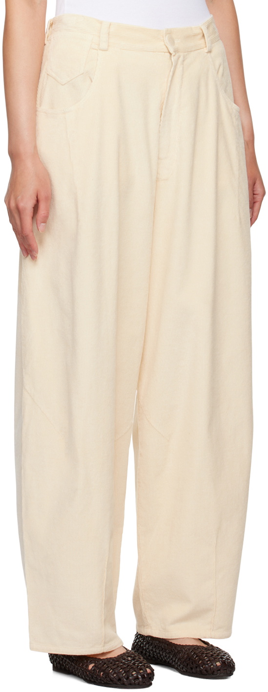 Cordera Off-White Baggy Trousers