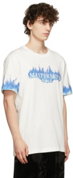 MASTERMIND WORLD White & Blue Frame T-Shirt