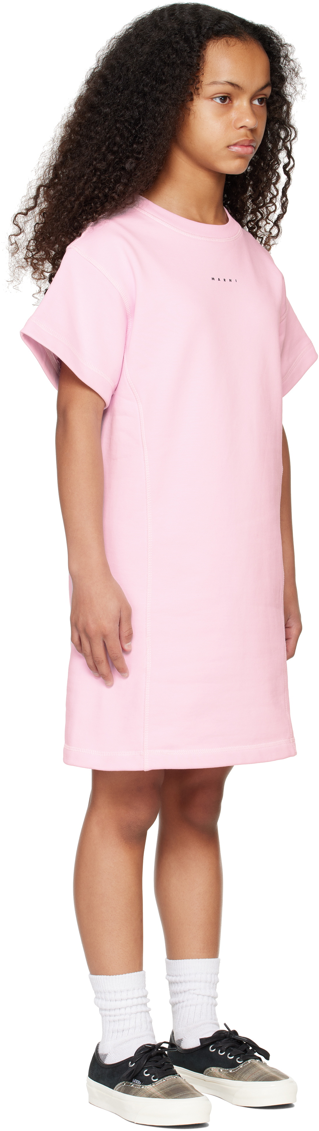 Marni Kids Pink Logo Dress