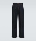 The Row Ross mid-rise straight jeans