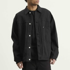 Comme des Garçons Homme Men's Washed Denim Jacket in Black