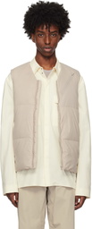 Veilance Beige Conduit Down Vest