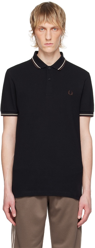 Photo: Fred Perry Black M3600 Polo