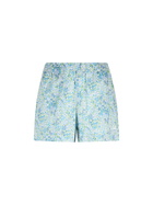 MC2 Saint Barth Woman Cotton Joanna Luise Pull Up Shorts Meave | Made With Liberty Fabric