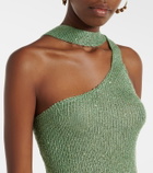 Bananhot Aretha sequined one-shoulder maxi dress