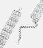 Self-Portrait Crystal-embellished choker