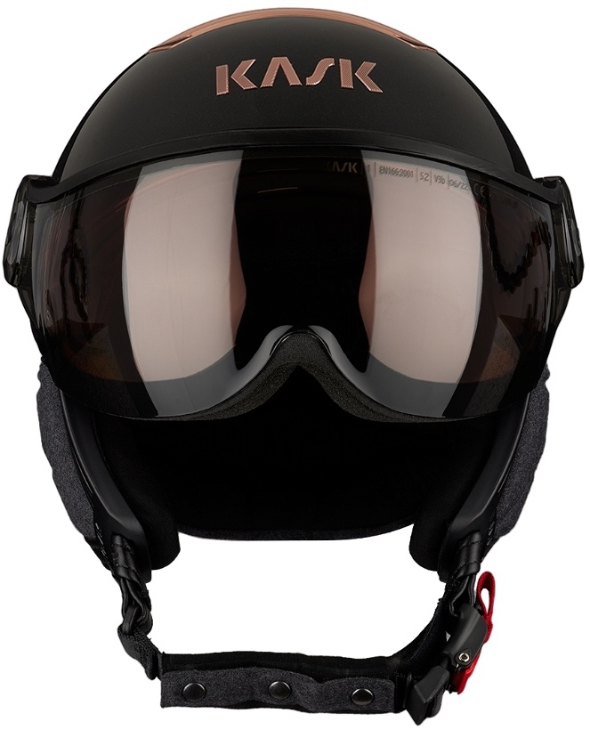 Photo: KASK Black Chrome Visor Snow Helmet