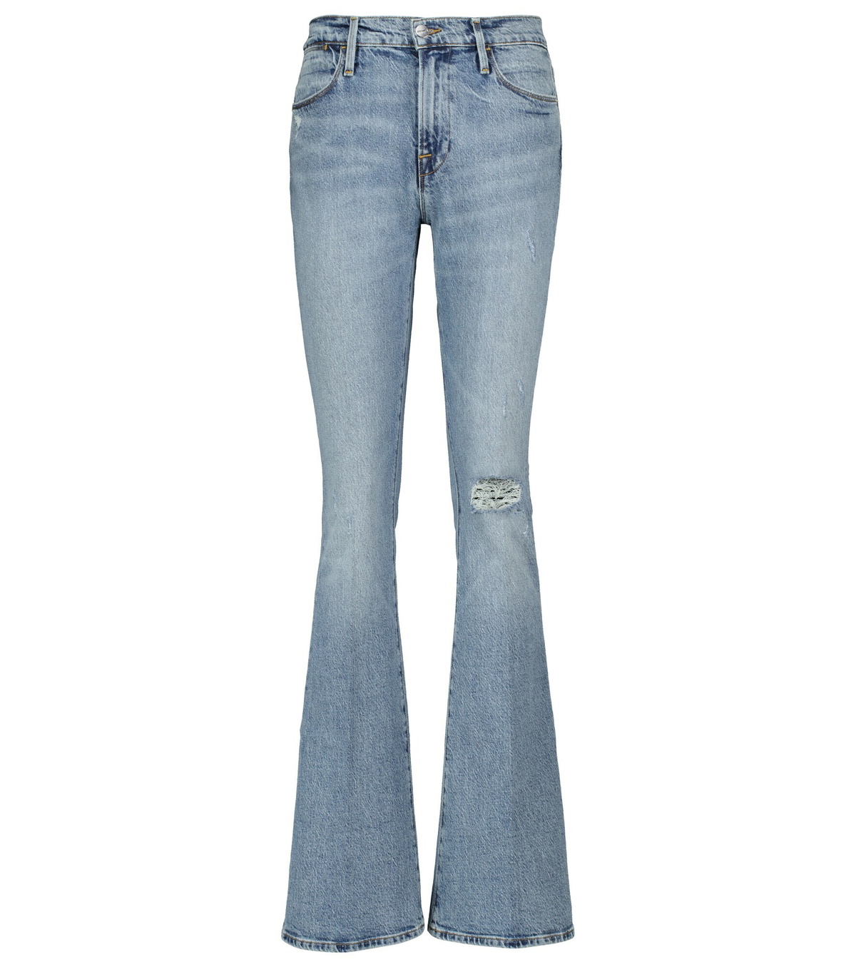 Frame - Le High Flare distressed jeans Frame Denim