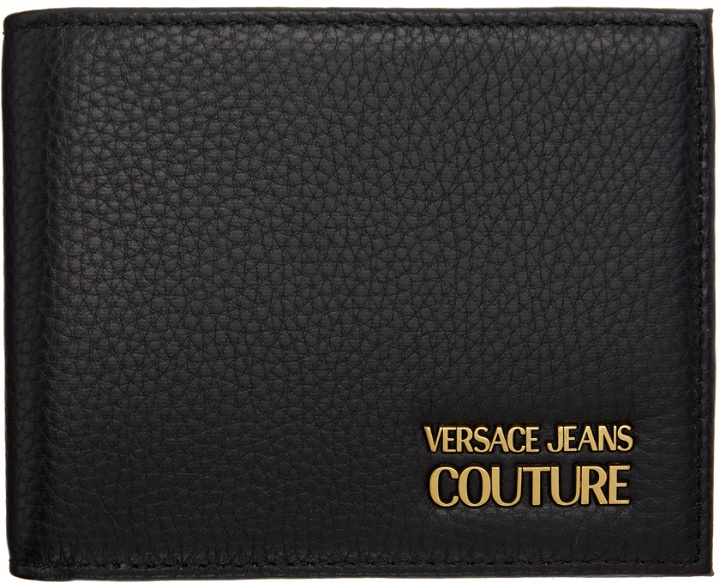Photo: Versace Jeans Couture Black Logo Bifold Wallet