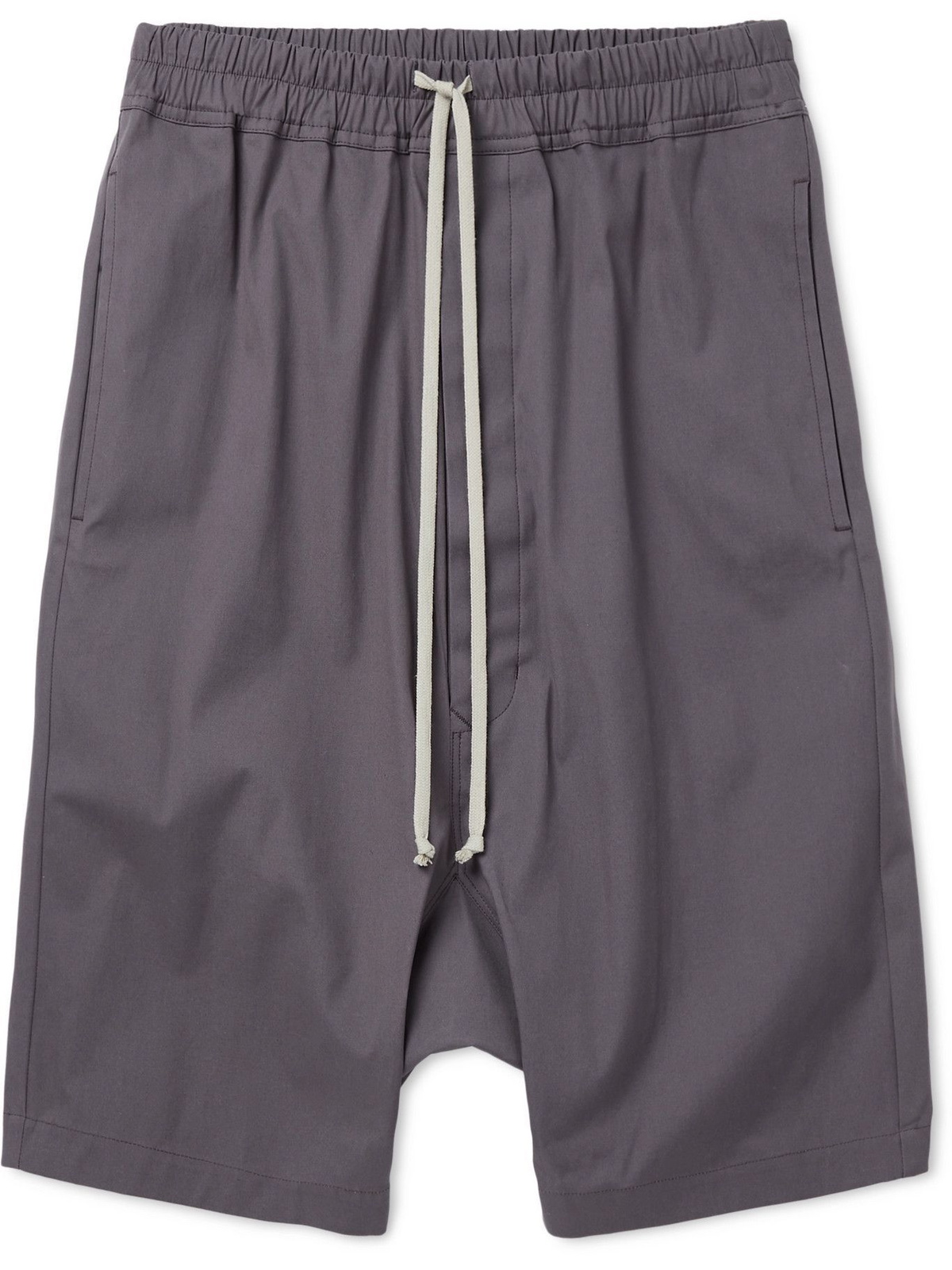 Rick Owens - Pod Cotton-Blend Canvas Drawstring Shorts - Purple