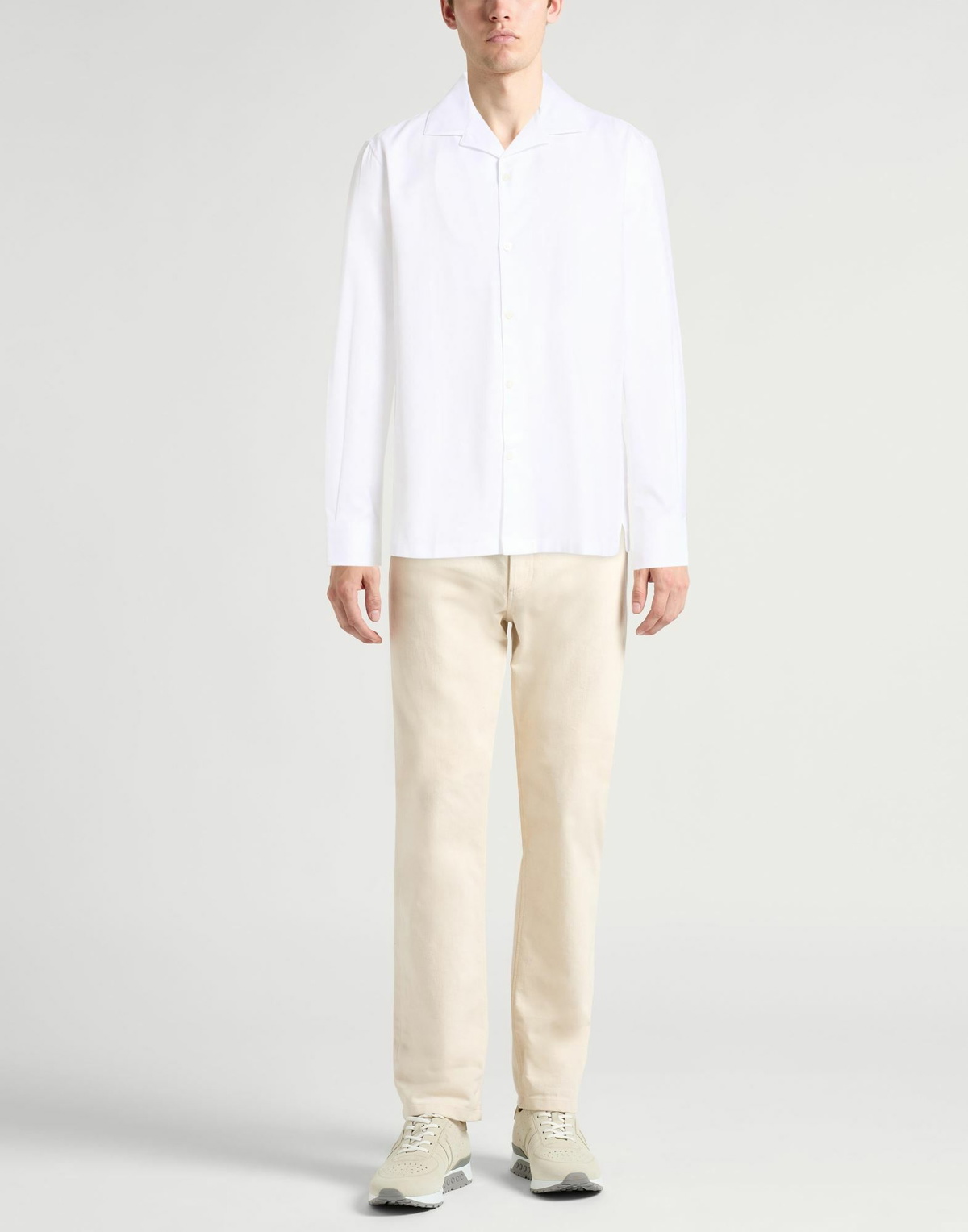 Brunello Cucinelli Mens Shirt in White