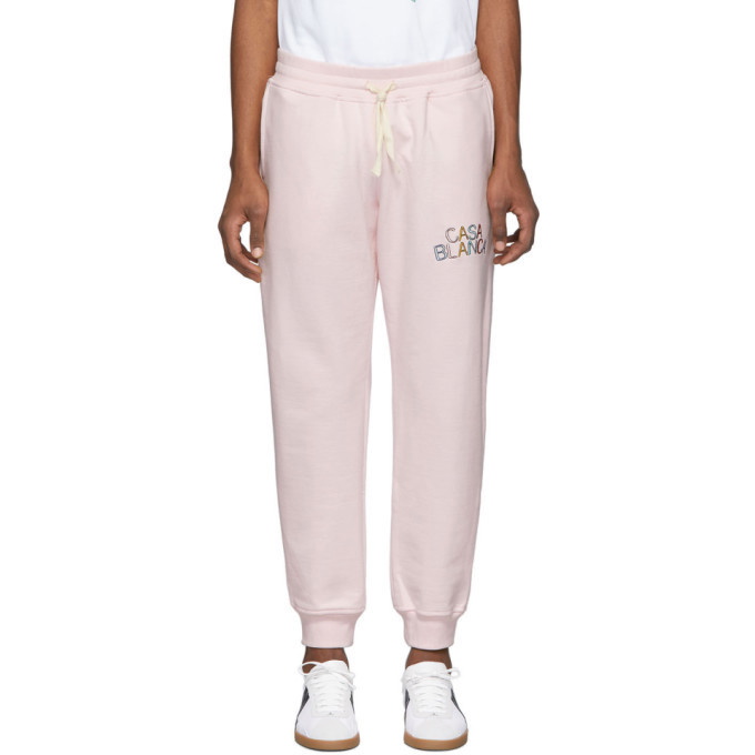 Photo: Casablanca Pink Arch Logo Lounge Pants