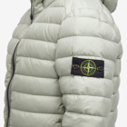 Stone Island Men's Lightweight Hooded Down Jacket in Grey