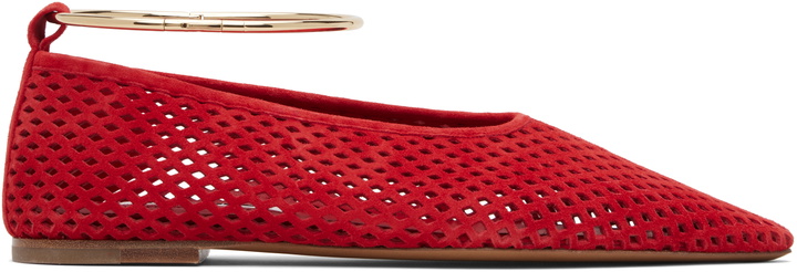 Photo: Jil Sander Red Ring Ballerina Flats