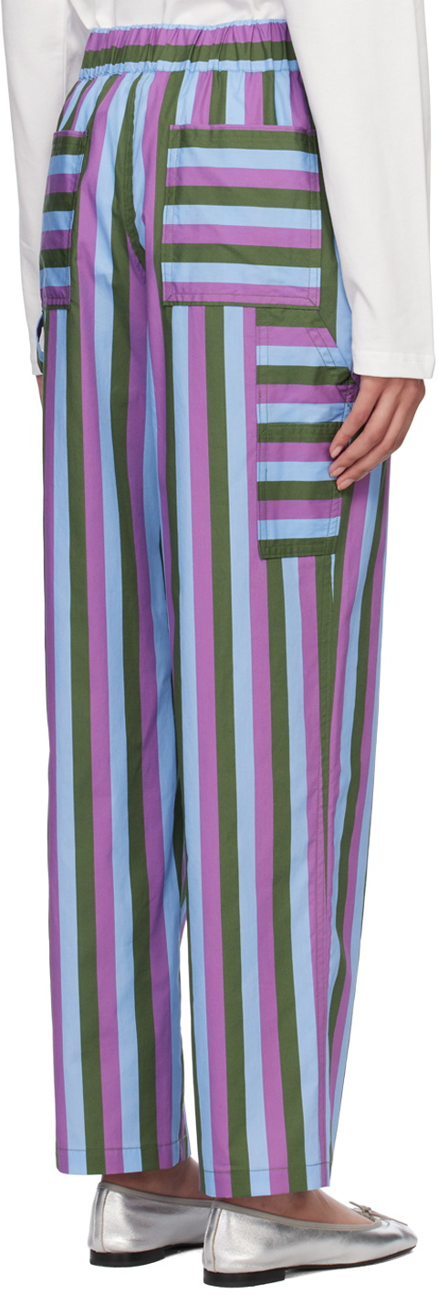 Caro Editions Blue Fleur Trousers