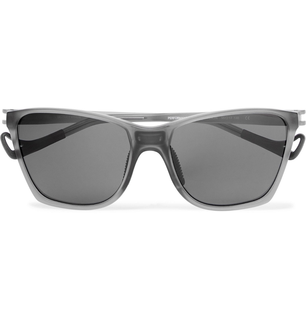 Photo: DISTRICT VISION - Keiichi D-Frame Acetate Polarised Sunglasses - Gray
