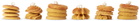 Gohar Green & Beige 'Gohar World' Biscuit Tin Candle Set, 6 pcs