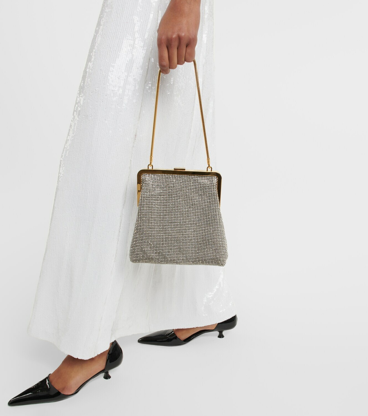 Khaite - Carina sequined slip dress