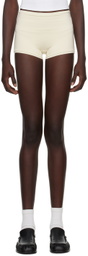 ÉTERNE White High-Rise Shorts
