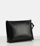 Loewe Logo embossed leather pouch