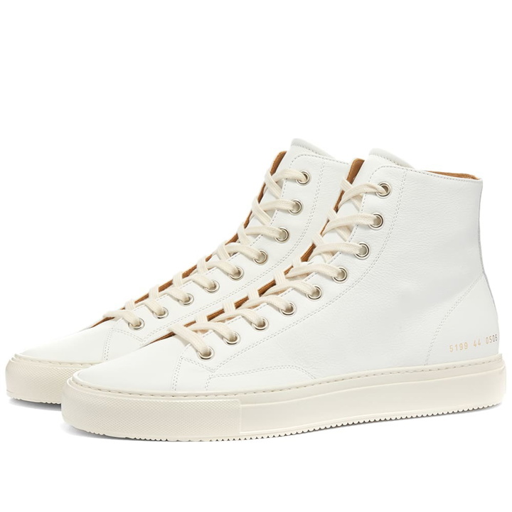 Photo: Common Projects Tournament High Leather Shiny