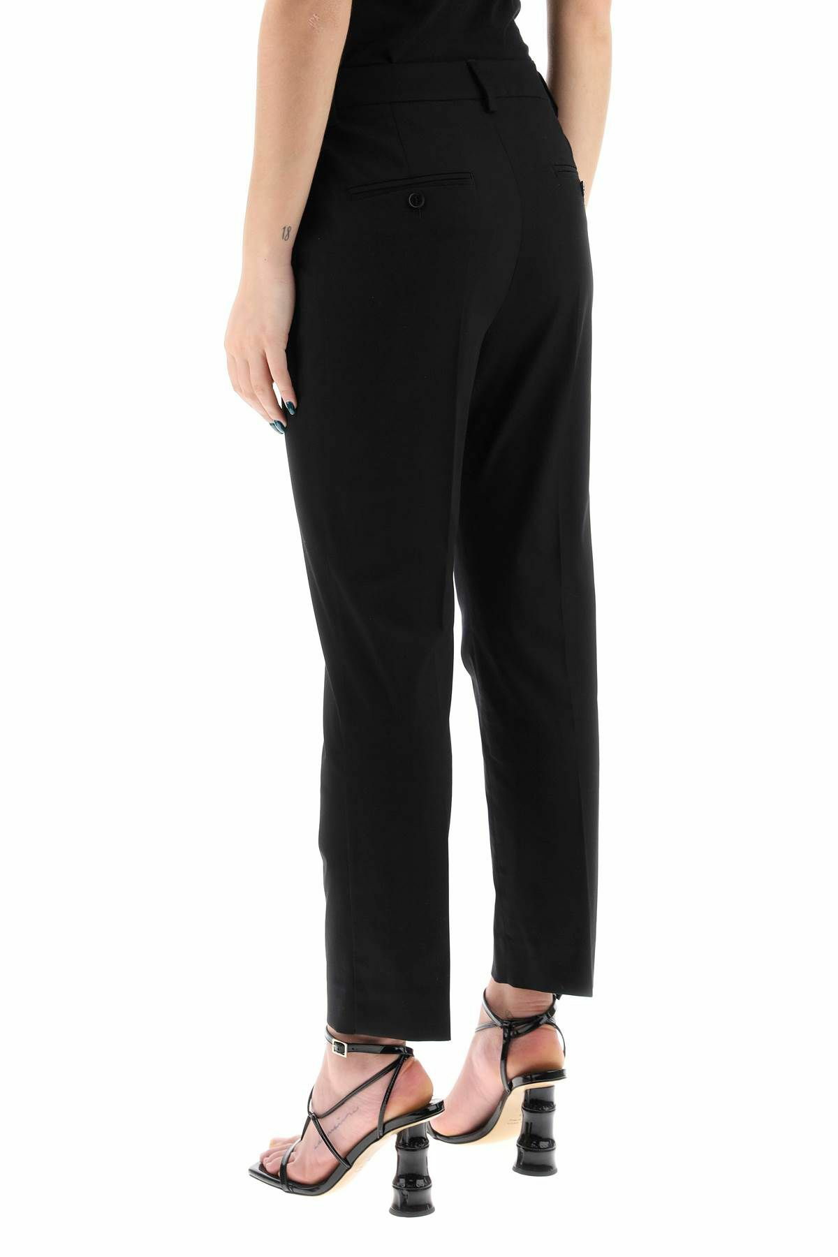 【送料&関税込】Weekend Max Mara Cecco Long Trouser Stretch gabardine trousers, green | 