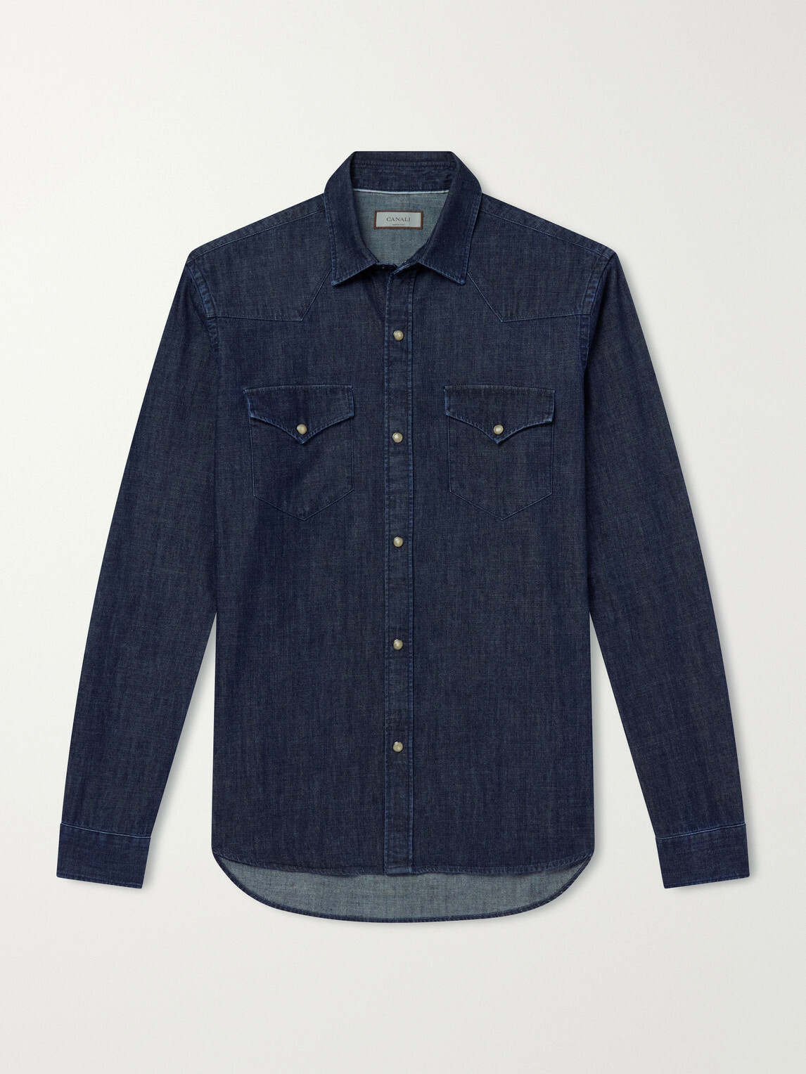 Canali - Denim Shirt - Blue