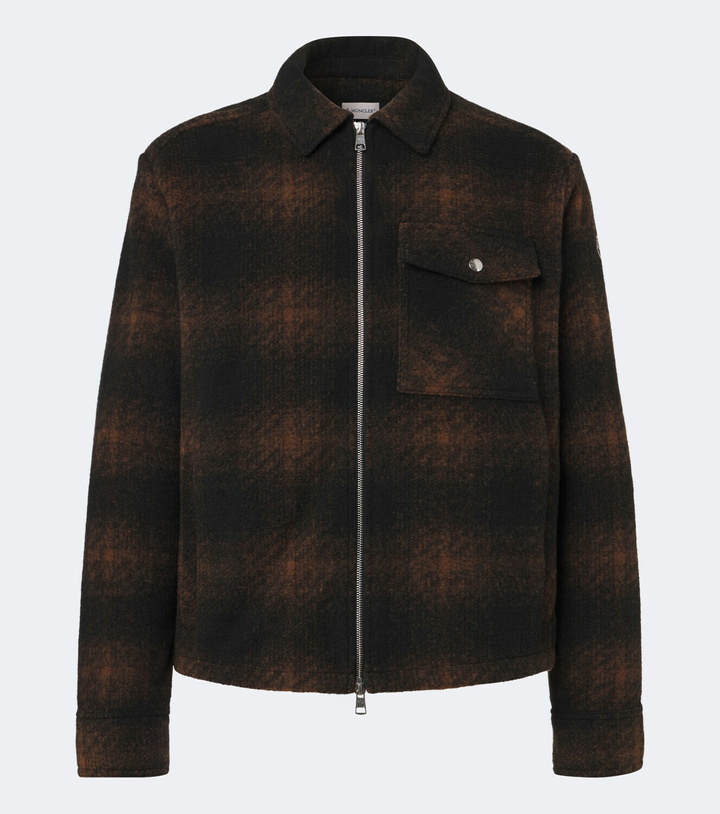 Photo: Moncler Archivio checked jacket