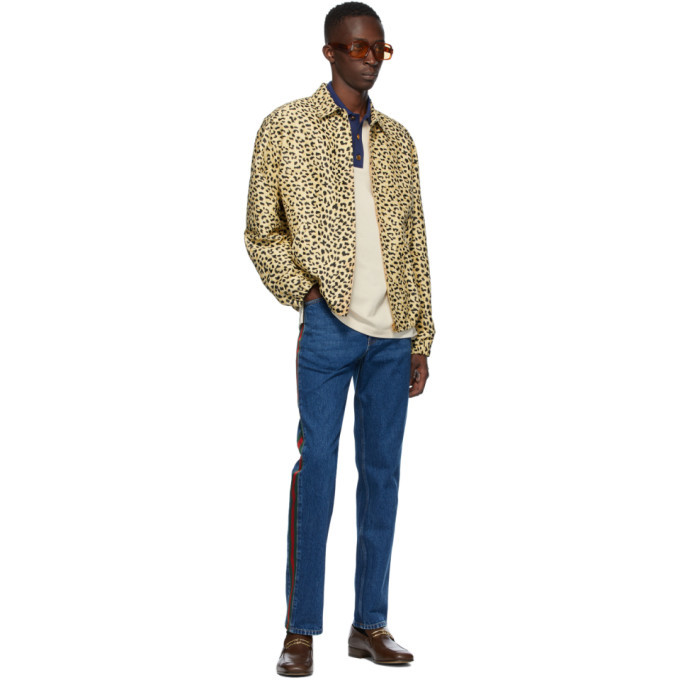 Gucci Yellow and Black Leopard Jacket Gucci Gucci Yellow and Black Leopard Jacket Gucci