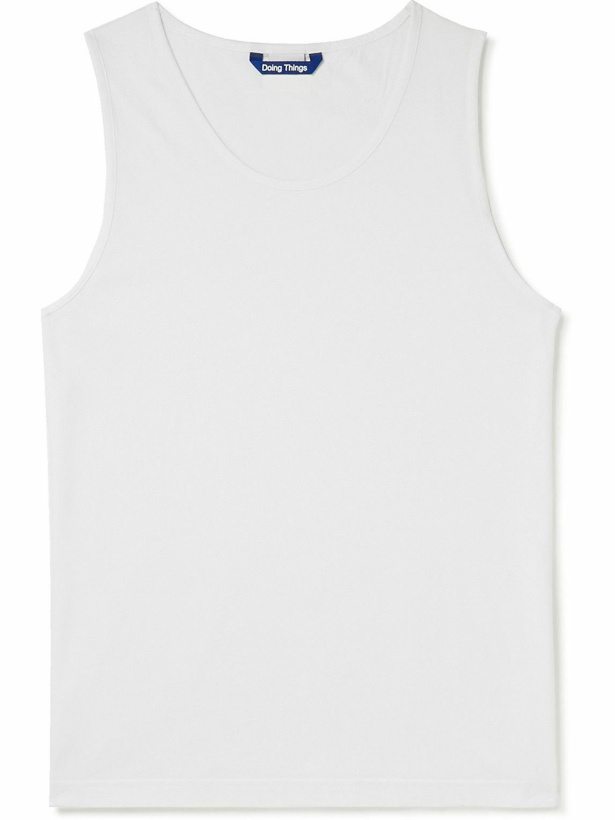 Photo: Outdoor Voices - Everyday Cotton-Jersey Tank - White