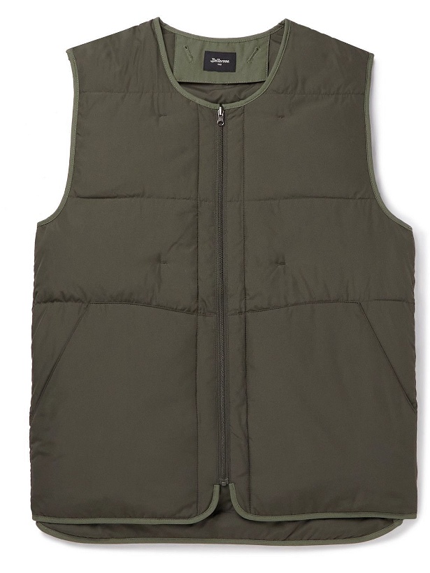 Photo: Bellerose - Hoch Quilted Shell Down Gilet - Green