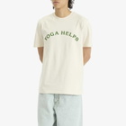 IDEA Yoga Helps T-Shirt in Vintage White