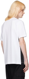 Moncler White Bonded T-Shirt