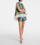La DoubleJ Margarita floral jacquard shorts